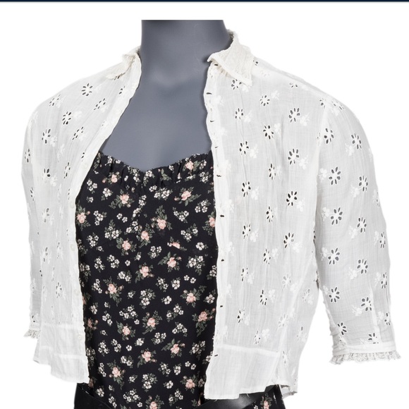 ISO White Eyelet Cardigan from the Time Traveler’s Wife (2022) - Picture 3 of 4